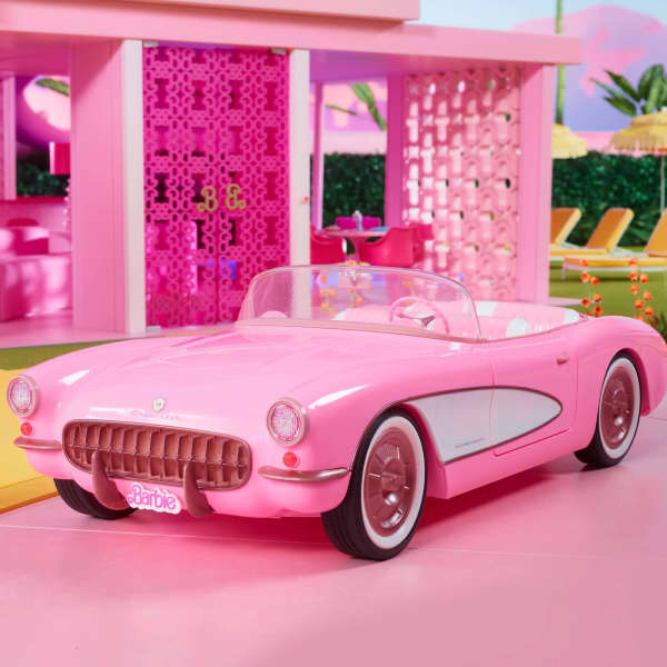 Barbie The Movie Pink Corvette Convertible