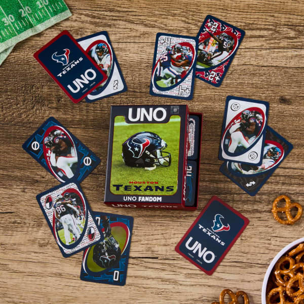 UNO Fandom NFL Houston Texans Game Deck