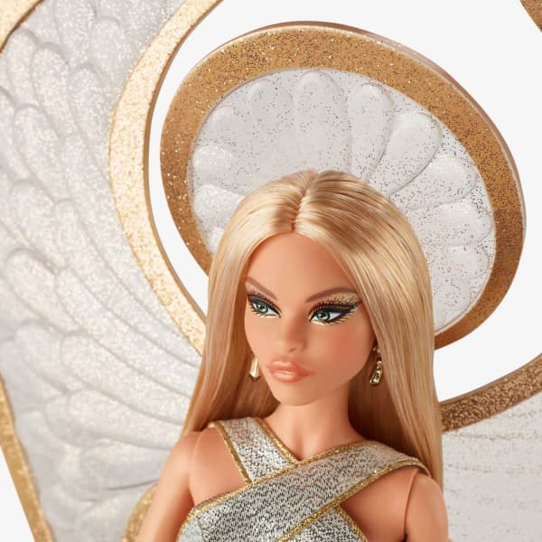 Bob Mackie Barbie Holiday Angel Doll