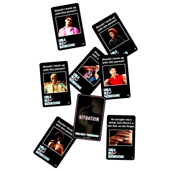 Girls in Bar Bathrooms Adult Party Game