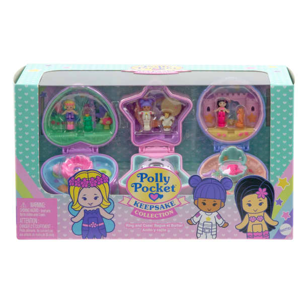 Polly Pocket Collector, Heritage Ring Box 3 Pack
