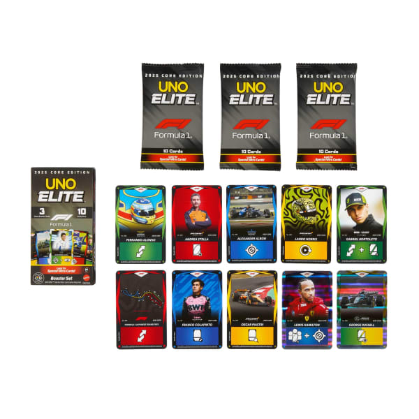 UNO Elite™ Formula 1® 2025 Core Edition Booster Set
