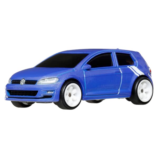 Hot Wheels Premium Car Culture 2-Pack 2004 Volkswagen Gold R32 & Volkswagen Golf MK7