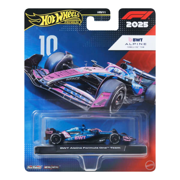 Hot Wheels Premium BWT Alpine 2025 Formula 1® Team #10