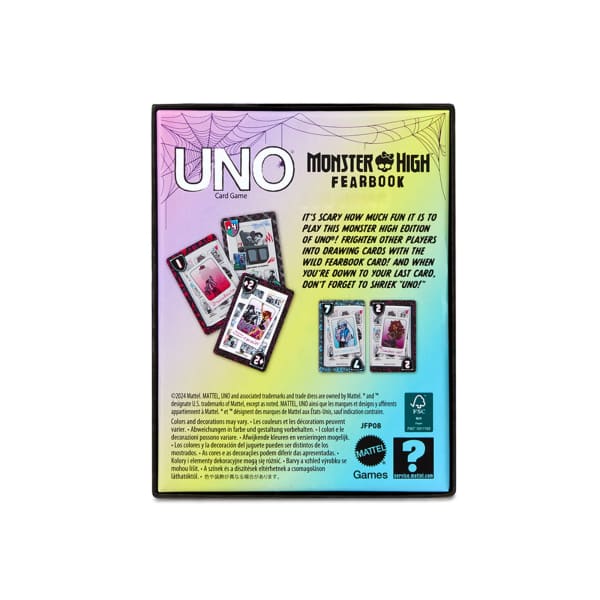 UNO Fandom Monster High Angstbuch Deck