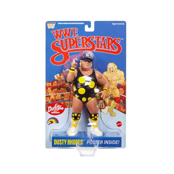 LJN  WWE Superstars Dusty Rhodes Action Figure
