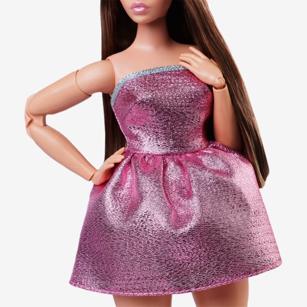 Barbie Looks Doll #24 (Curvy, Long Brown Hair)