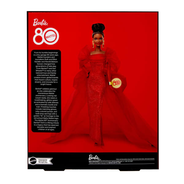 Barbie Mattel 80th Anniversary Doll – Brunette