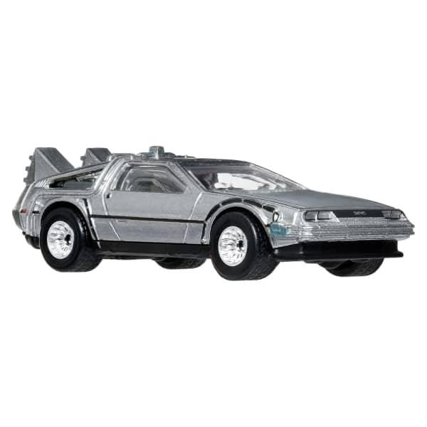 Hot Wheels Premium Car Culture 2-Pack Back to the Future Time Machine & 1987 Toyota Pickup Truck / Camionnette