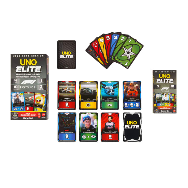 UNO Elite™ Formula 1® 2025 Core Edition Booster Set