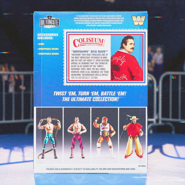 WWE Action Figure Ultimate Edition Coliseum Collection Jake “The Snake” Roberts & “Ravishing” Rick Rude 2-Pack