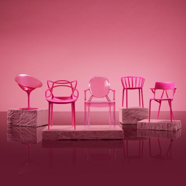Barbie x Kartell 5-Piece Doll-Sized Chair Set