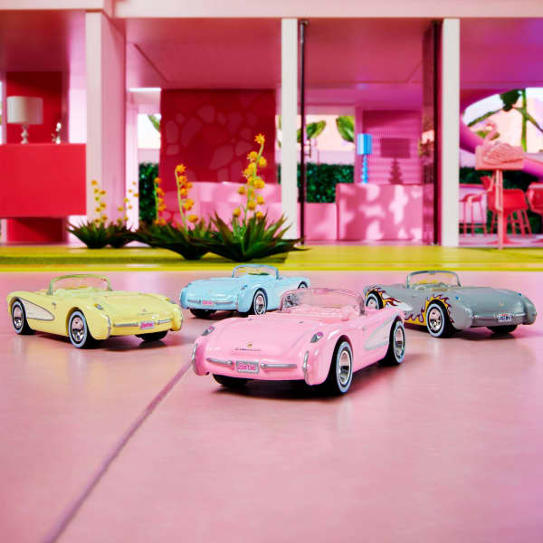 Barbie The Movie Hot Wheels Corvette 4-Pack – Mattel Creations
