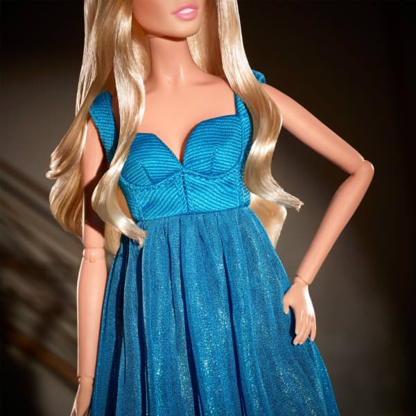 Claudia Schiffer Supermodel Barbie Doll in Versace Gown | Mattel Creations