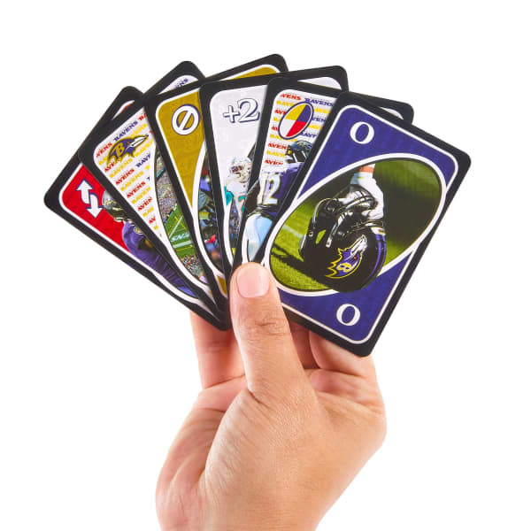 UNO Fandom NFL Baltimore Ravens Game Deck