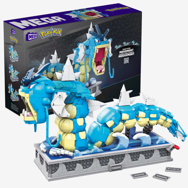 MEGA Pokemon Motion Gyarados Building Set | Mattel Creations MEGA Pokemon Motion Gyarados Building Set | Mattel Creations