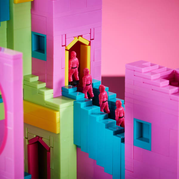 MEGA Squid Game Staircase Collector Building Set