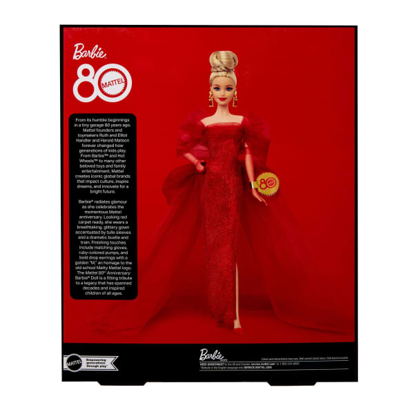 Barbie Mattel 80th Anniversary Doll – Blonde