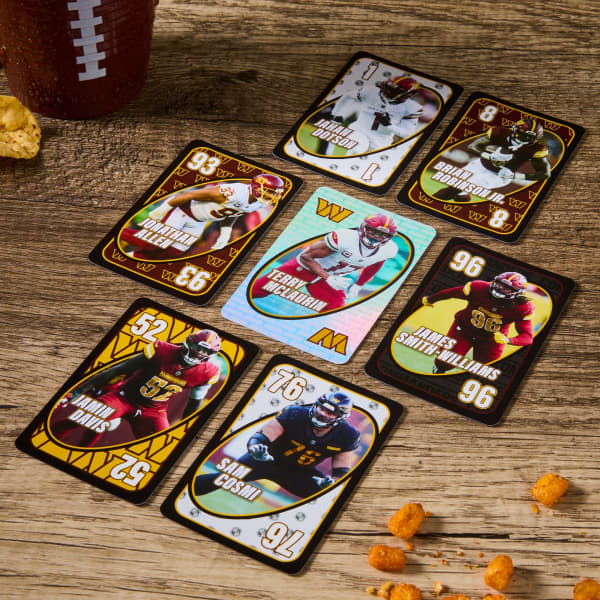 UNO Fandom NFL Washington Commanders Game Deck