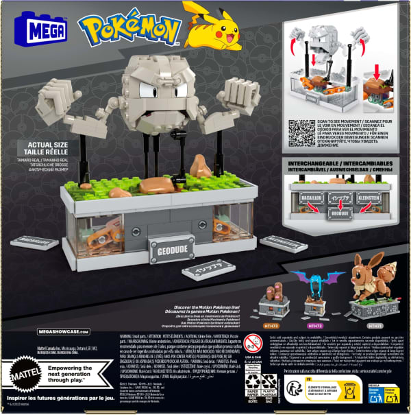 MEGA Pokémon Mini Motion Geodude Building Set