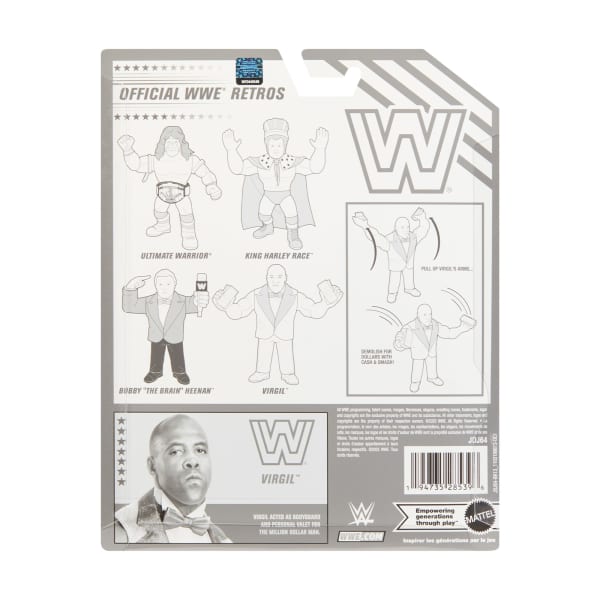 WWE Official Retro 4-Pack Action Figures
