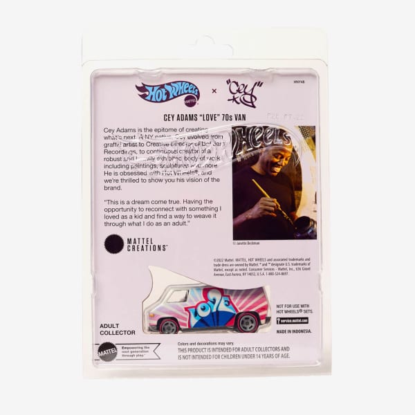 Hot Wheels Cey Adams “LOVE” 70's Van – Mattel Creations