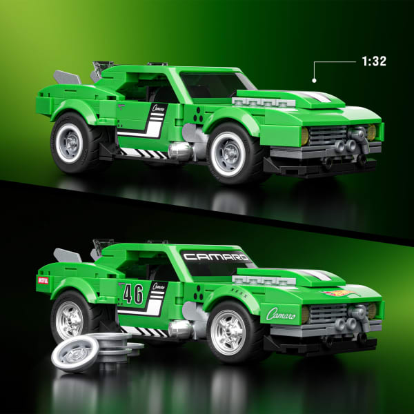 Mattel Brick Shop Hot Wheels Custom ’68 Camaro Building Set