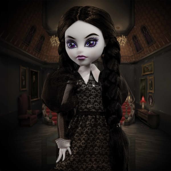 The Addams Family Morticia and Wednesday Dolls | Mattel Creations The Addams Family Morticia and Wednesday Dolls | Mattel Creations