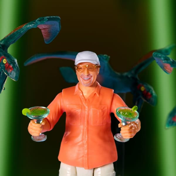 Jurassic World Hammond Collection Bubbles Up Jimmy Buffett Figure