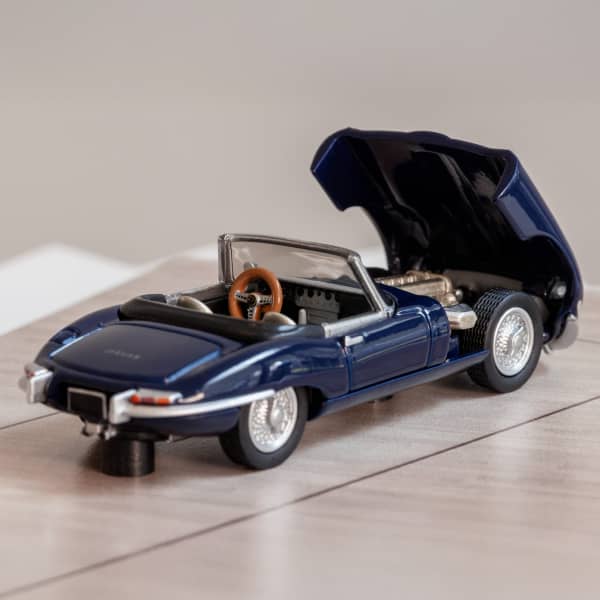 Hot Wheels x MoMA Jaguar E-Type Roadster