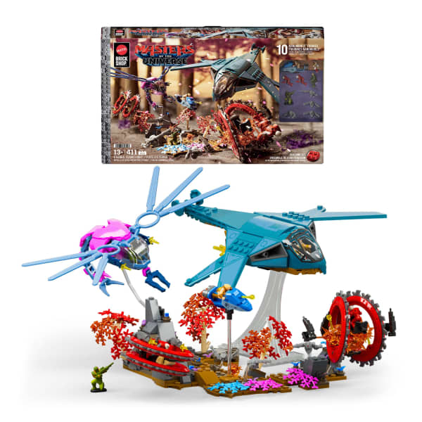 Mattel Brick Shop Masters of the Universe Eternia Flight Fight