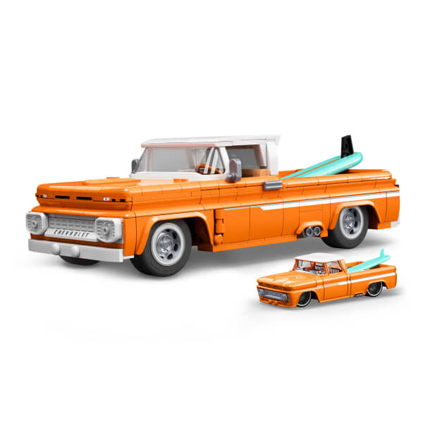 Mattel Brick Shop Hot Wheels Custom ’62 Chevy Pickup Building Set