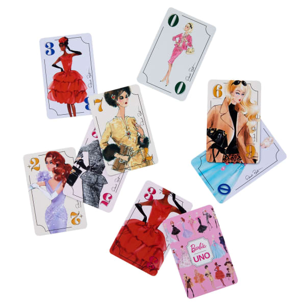 UNO Canvas Barbie Fashion Model Collection Deck