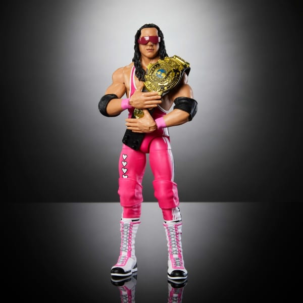 WWE Elite Legends Bret “Hit Man” Hart Action Figure | Mattel Creations