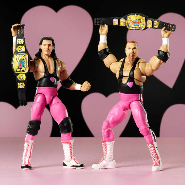 スポーツ WWE Hart Foundation Action Figure 2-Pack WWE Coliseum Collection Hart Foundation Action Figure 2-Pack