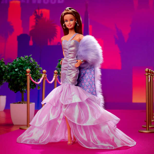 doll in purple dress Misty Lilac - 2 Piece Gown for 18 inch Doll