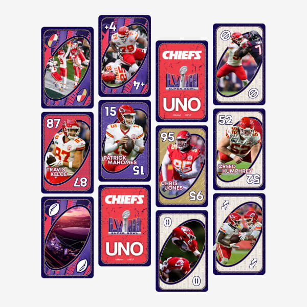 UNO LVIII Super Bowl Card Game