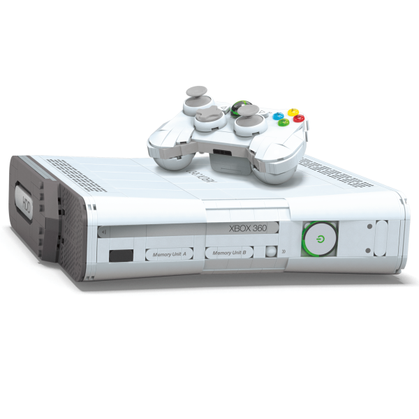 MEGA Microsoft Xbox 360 Replica Building Toy Kit | Mattel Creations MEGA Microsoft Xbox 360 Replica Building Toy Kit | Mattel Creations