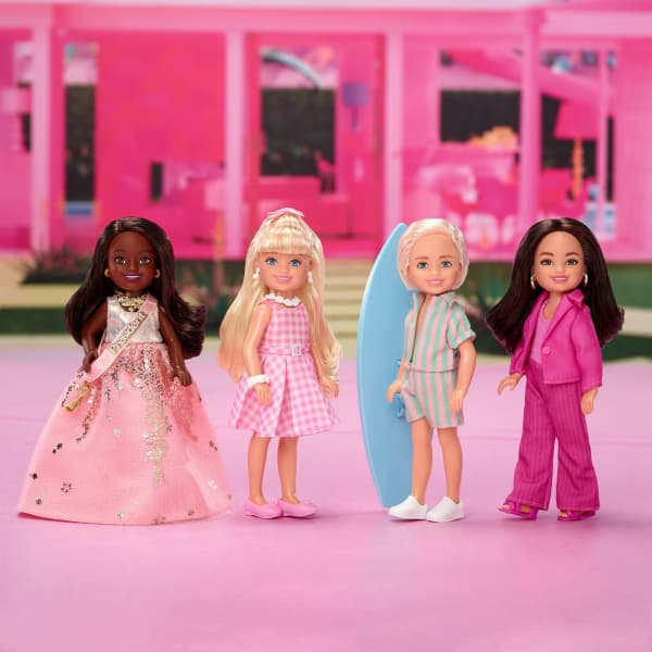 Barbie The Movie Chelsea Small Doll 4-Pack