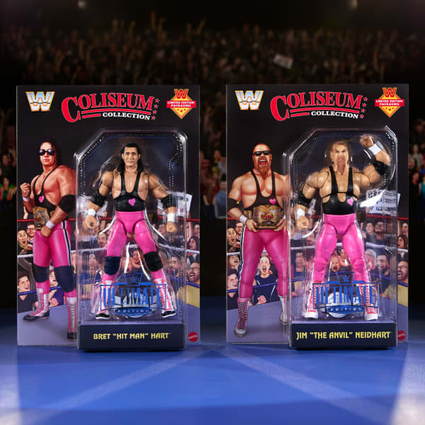 スポーツ WWE Hart Foundation Action Figure 2-Pack WWE Coliseum Collection Hart Foundation Action Figure 2-Pack