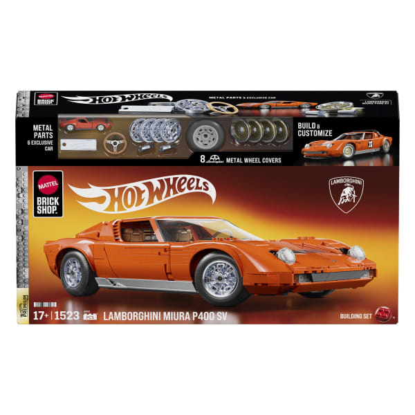 Mattel Brick Shop Hot Wheels Lamborghini Miura P400 SV Collectible