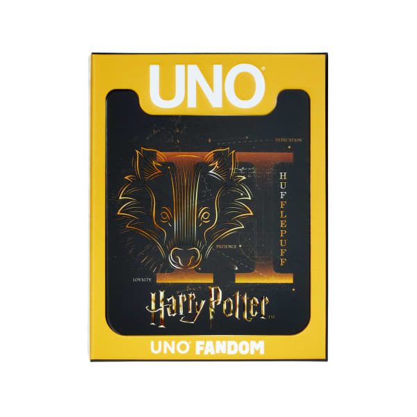 UNO Fandom Harry Potter Hufflepuff Game Deck