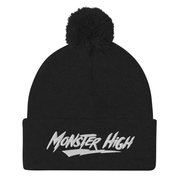 Monster High Logo Pom Pom Beanie