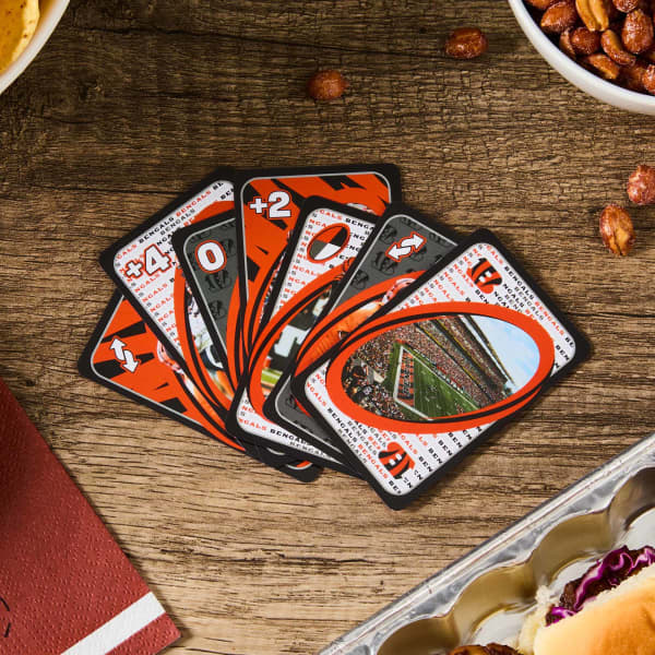 UNO Fandom NFL Cincinnati Bengals Game Deck