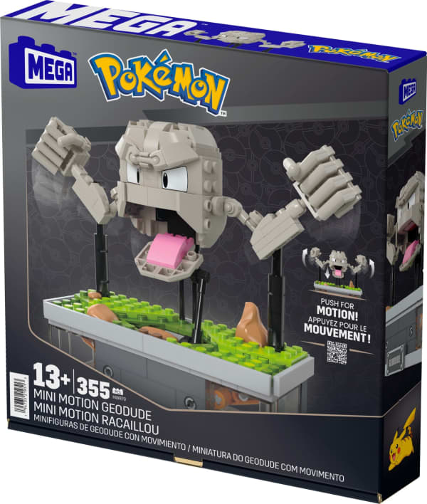 MEGA Pokémon Mini Motion Geodude Building Set