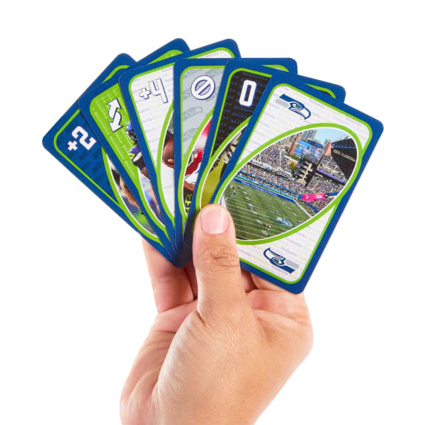 UNO Fandom NFL Seattle Seahawks Game Deck