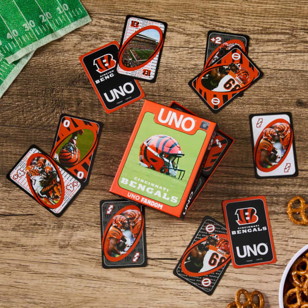 UNO Fandom NFL Cincinnati Bengals Game Deck | Mattel Creations