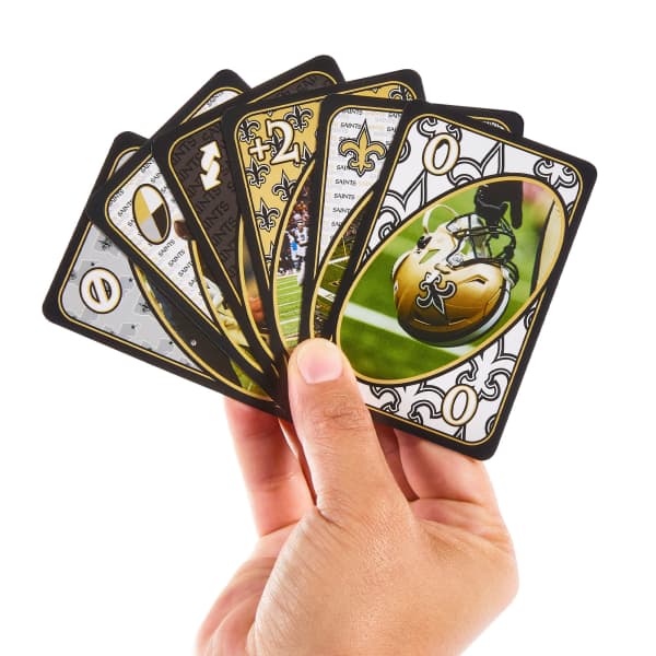 UNO Fandom NFL New Orleans Saints Game Deck