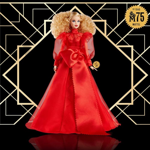 Barbie Collector Mattel 75th Anniversary Doll (12-in Blonde) in
