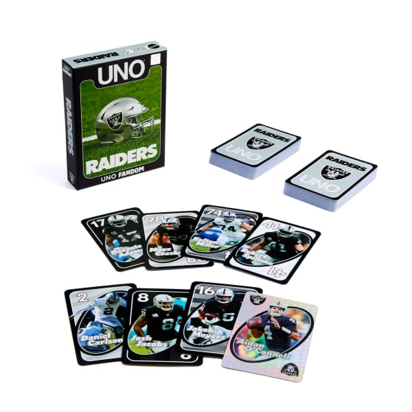 UNO Fandom NFL Las Vegas Raiders Game Deck